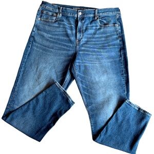 American Eagle Blue Stretch Skinny Jeans Size 20